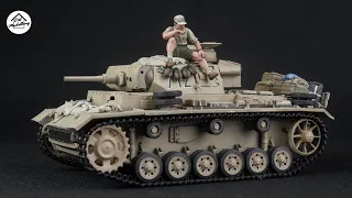 Airbrush & Hairy Stick - 1/35 Pz III Ausf J from Academy - 1/35 WW2 Diorama