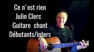 Tuto guitare chant ce n'est rien