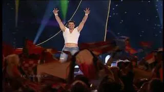 Eurovision 2004 Semi Final 10 Greece *Sakis Rouvas* *Shake It* 16:9 HQ
