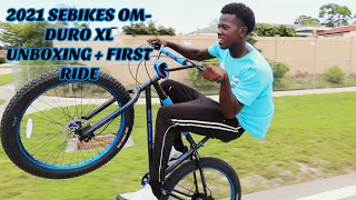 UNBOXING THE NEW SEBIKES 27.5+ OM-DURO XL | FIRST RIDE! | BMX MEETS MOUNTAIN BIKE! #SEBIKES