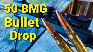 .50 BMG Bullet Drop - Demonstrated and Explained