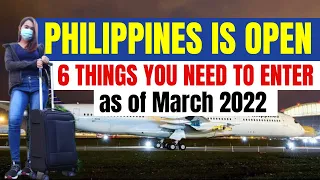 FOREIGN TOURISTS COMPLETE TRAVEL GUIDE TO THE PHILIPPINES AS OF MARCH 2022