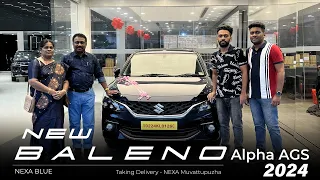 NEW BALENO ALPHA AGS NEXA BLUE 2024 - TAKING DELIVERY