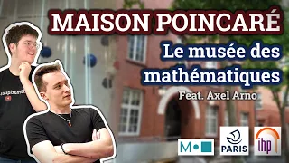 Je VISITE le 1er musée de MATHÉMATIQUES de France avec @Axel_Arno (je suis meilleur que lui en IA)