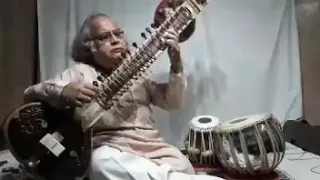 Sitar|| Raga Hameer.  Pt. Debaprasad Chakraborty & Tabla Kajal Chakraborty