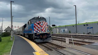 Metra PM rush hour @ Galewood! 6-4-2024