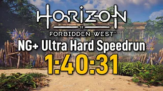 Horizon Forbidden West NG+ Ultra Hard Speedrun in 1:40:31 - Former World Record