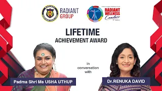 Lifetime Achievement Award | Listen to the Remarkable Journey of Padma Shri Ms Usha Uthup