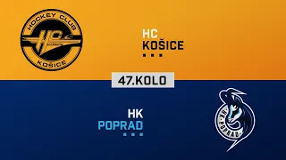 47.kolo HC Košice - HK Poprad HIGHLIGHTS