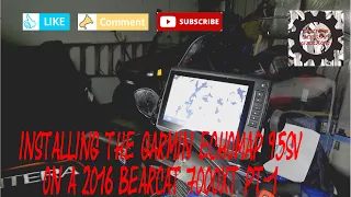 How To Install a Garmin Echomap on a Arctic Cat Snowmobile Part 1