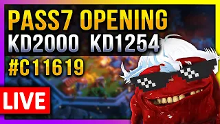 Pass7 Opening:  #2000 / #1254 🔥 LIVE! 🔴