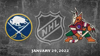 NHL Sabres vs Coyotes | Jan.29, 2022