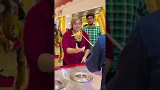 Gold man kashif at Istanbul dondurma turkish Icecream packages mall lahore Pakistan