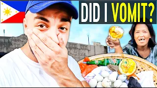 FOREIGNER Tries Balut!! (Filipino Street Food) 🇵🇭