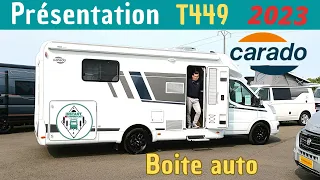 BOITE AUTO ! Présentation Camping Car Profilé CARADO T449 modèle 2023 *Instant Camping-Car*