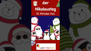 6. Der Nikolaustag | Christmas Special | Learn German | #shorts