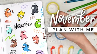 PLAN WITH ME | November 2020 Bullet Journal Setup