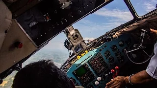 Flight aboard DC-3 in Colombia