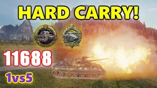 World of Tanks - Object 430U - 12K Damage 9 Kills - 1vs5 - Hard Carry!