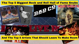 The Top 5 Biggest Rock and Roll Hall of Fame Snubs - Top 5 Friday