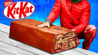 KitKat Gigante | Cómo hacer el KitKat de bricolaje más grande del mundo por VANZAI