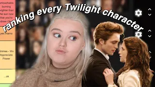 RANKING EVERY TWILIGHT CHARACTER ( + GIVEAWAY!)