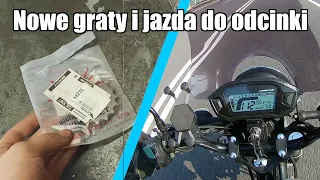 Zakładamy nową zębatkę oraz trochę niedzielnej jazdy Romet Zetka 125