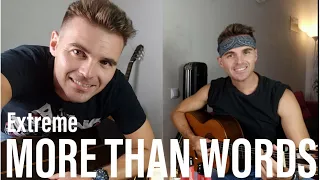 More than words - Extreme - Guitar and harmony cover - 2 voices