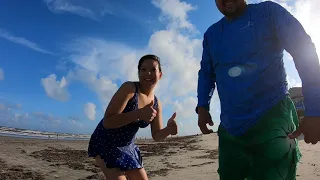 Galveston Beach Time lapse