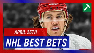 NHL Best Bets - April 26, 2024 | 2023/2024 NHL Betting and Daily Picks Presented by Pinnacle