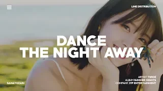 TWICE (트와이스) - Dance The Night Away | Line Distribution