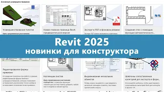 Обзор Revit 2025: общие изменения и новинки для конструкторов