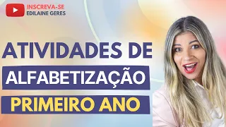 ATIVIDADES DE ALFABETIZAÇÃO 1 ANO - CLUBE DO CONHECIMENTO