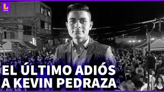 Emotiva despedida a cantante Kevin Pedraza: "Perdemos a un grande de la cumbia"