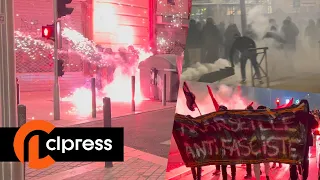 Manifestation contre Zemmour à Marseille : mortiers et lacrymo (26 novembre 2021, Marseille) [4K]
