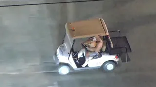 Shirtless Man Leads California Cops on Chase in Golf Cart