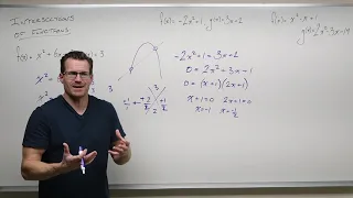Finding Intersections of Functions (Precaluclus - College Algebra 22)