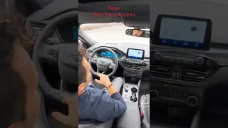 Ford Kuga 2023 Şerit Takip ve Adaptif Sürüş Sistemi Çalışması Kendi Kendine Gidiyor !