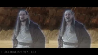 Qui-Gon Jinn de-aged VFX Test- Kenobi Fanedit