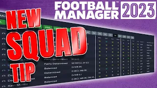 SQUAD BUILDING TIP | Football Manager 2023