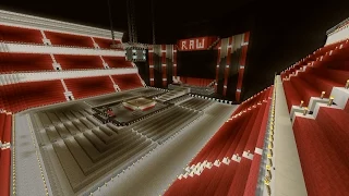 Minecraft WWE Raw Arena Speed-Build