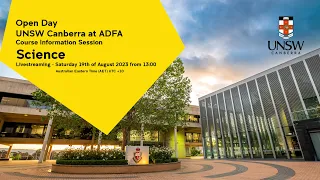 ADFA Open Day course information session – Science