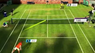 Nadal vs Djokovic (Virtua Tennis 4 Very Hard settings) - Part 2 of 3