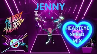 |Beat Saber| Studio Killers - Jenny - Hearteye Speed Mix (Expert)(Full Combo)