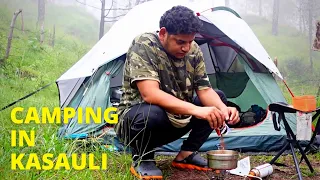 Rain Camping in the wild of Kasauli Hills | Spiti Camping Ride | Ep -01