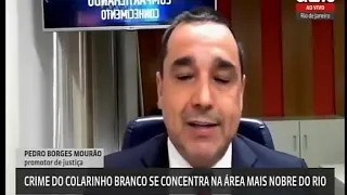 Estúdio I (GloboNews): MPRJ compara locais de crimes do colarinho branco e de letalidade