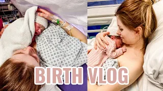 BIRTH VLOG | POSITIVE ELECTIVE C-SECTION BIRTH STORY UK | MEET MY BABY | POSTPARTUM RECOVERY UPDATE