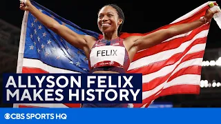 Allyson Felix Wins 10th Medal, Ties Carl Lewis' Record at the Tokyo Olympics | CBS Sports HQ