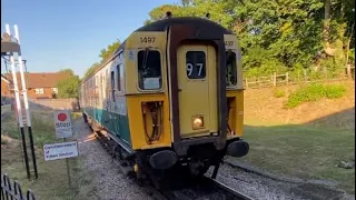 Class 421 + 73 | 421497 - 1497 + 73141 + 73140 | Spa Valley Railway | Groombridge | 13/08/22