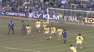 WIMBLEDON FC V EVERTON FC - FA CUP 5TH ROUND - 3-1 - FEBRUARY1987